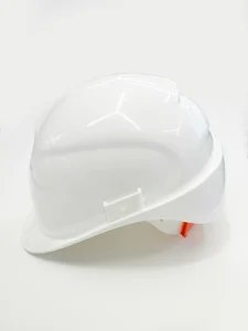 Каска защитная с вентиляцией (с храповиком), белая