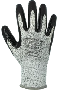 Перчатки ArmProtect противопорезные (НРРЕ+нитрил), PL100