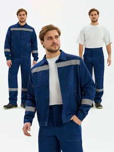 Костюм Лигор-1 СОП К. (тк.Смесовая,210) брюки, т.синий