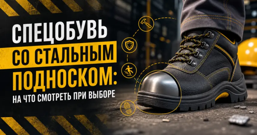 Спецобувь с защитным подноском: на что смотреть при выборе