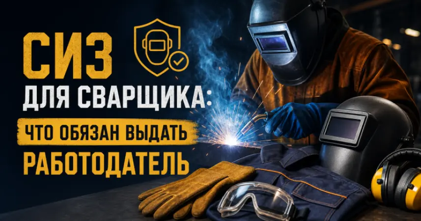 СИЗ для сварщика: что обязан выдать работодатель