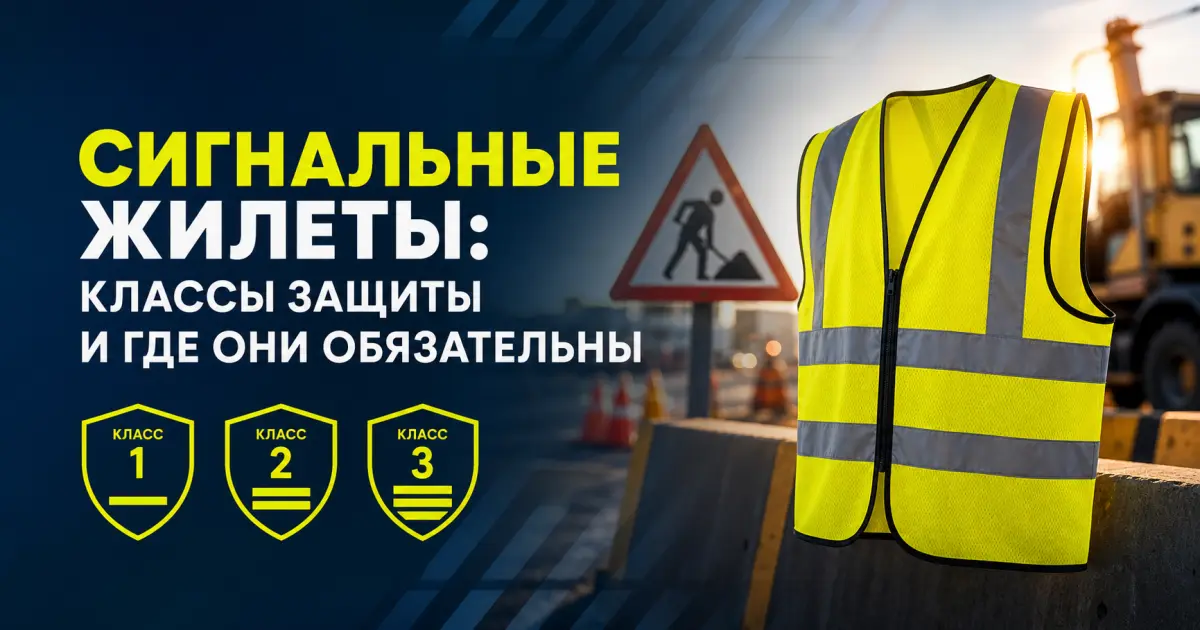 Сигнальные жилеты: классы защиты и где они обязательны