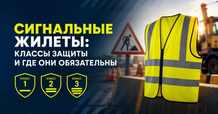 Сигнальные жилеты: классы защиты и где они обязательны
